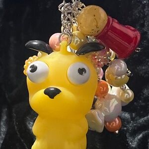 Squishy Stress Ball Dog Charm